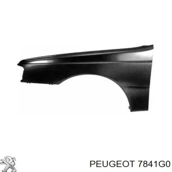 Крило переднє праве на Peugeot 405 I 
