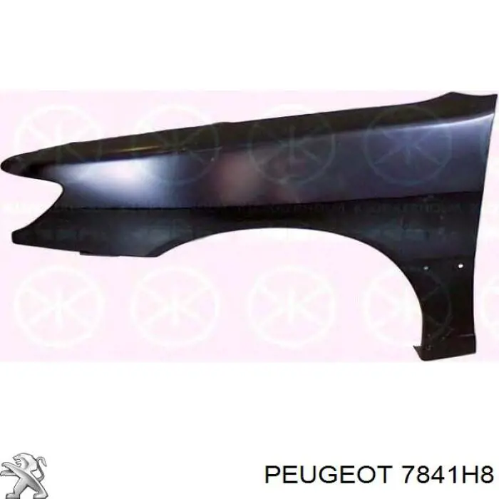 Купити 7841H8 Peugeot/Citroen Крила