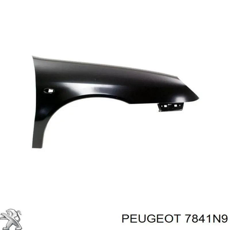 Крило переднє праве Peugeot/Citroen 7841N9 ціна, від 49.45 USD