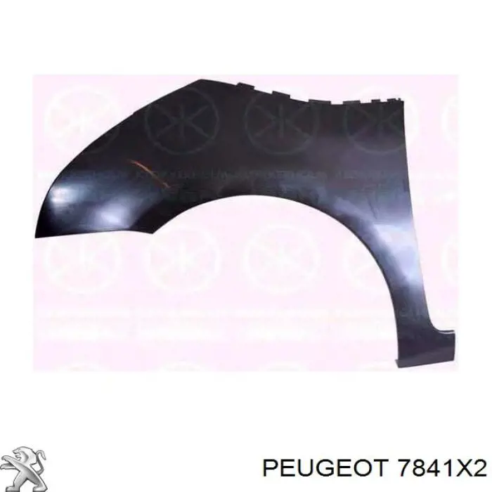 Крило переднє праве Peugeot/Citroen 7841X2 ціна, від 54.01 USD