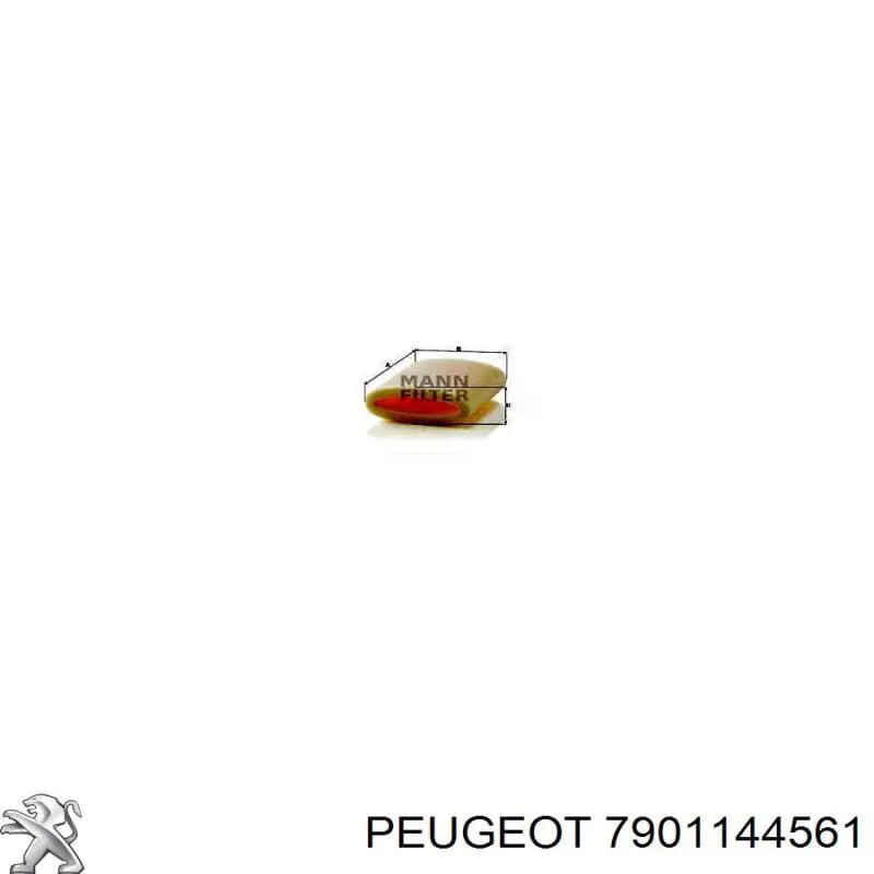 Елемент повітряного фільтра Peugeot/Citroen 144579 ціна, від 2.68 USD