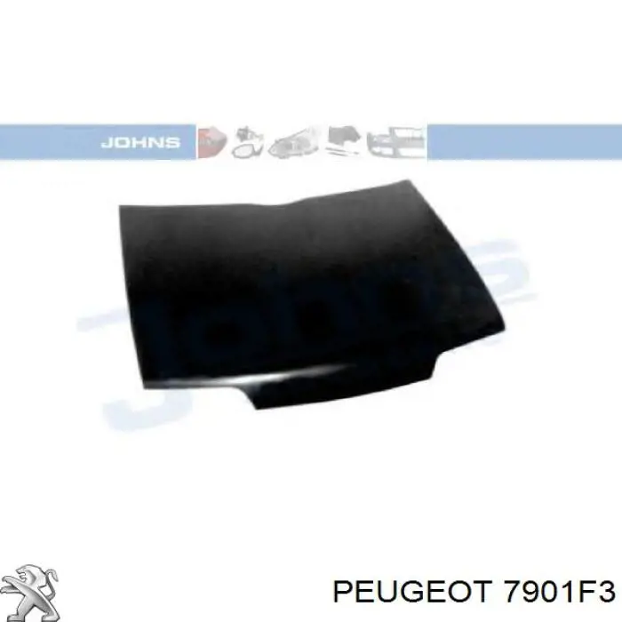 00007901F3 Peugeot/Citroen капот