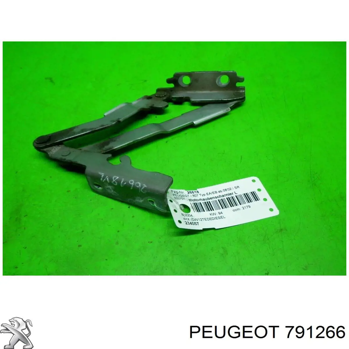 Петля капота, ліва Peugeot/Citroen 791266 ціна, від 14.06 USD