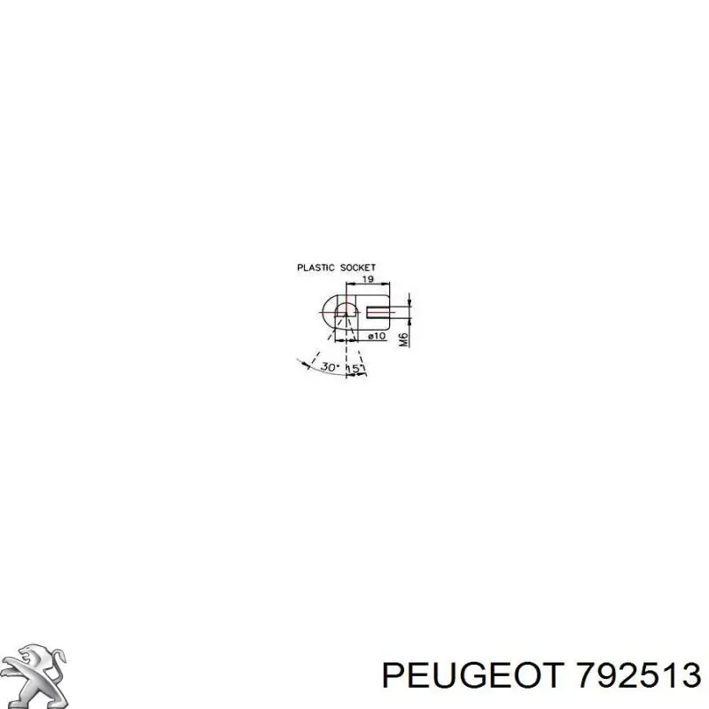Купити 792513 Peugeot/Citroen Амортизатор під капот
