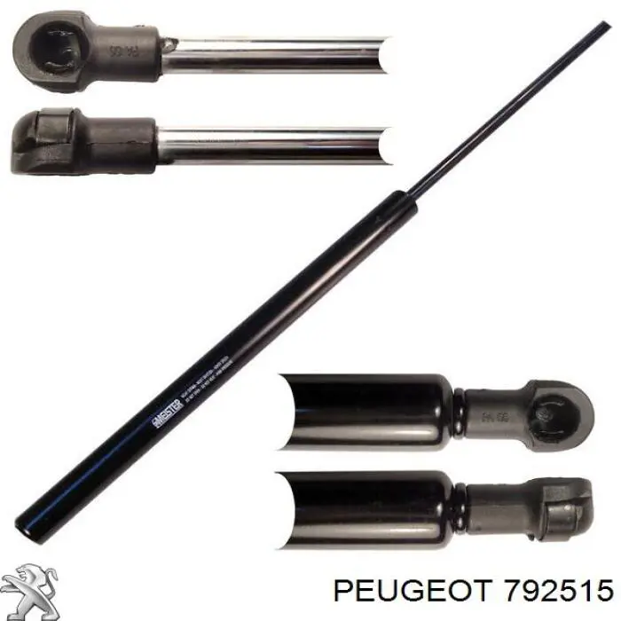 792515 Peugeot/Citroen Амортизатор кришки багажника / двері 3/5-ї задньої