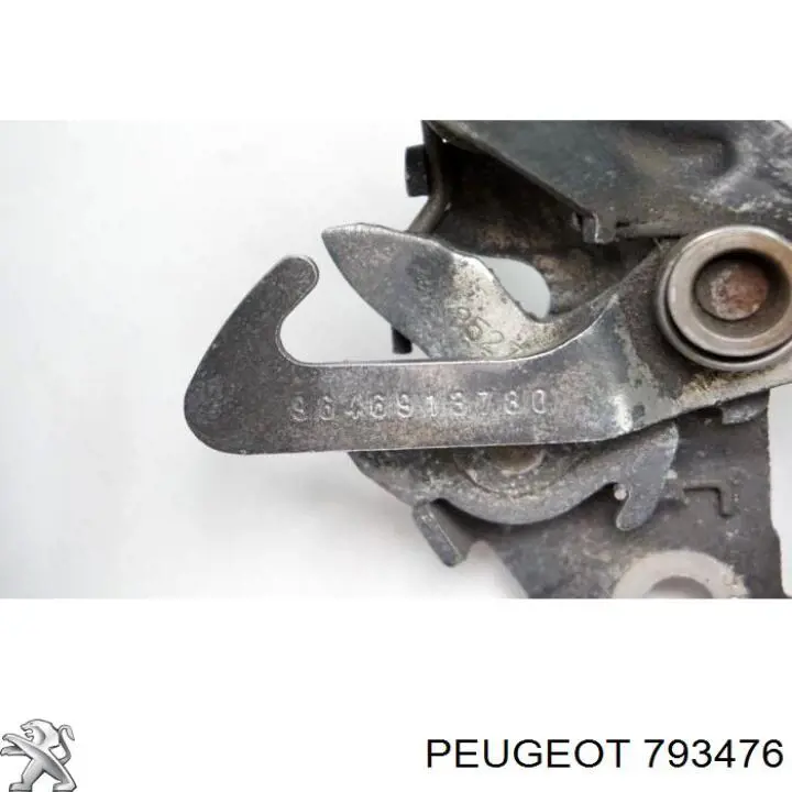 793476 Peugeot/Citroen замок капота