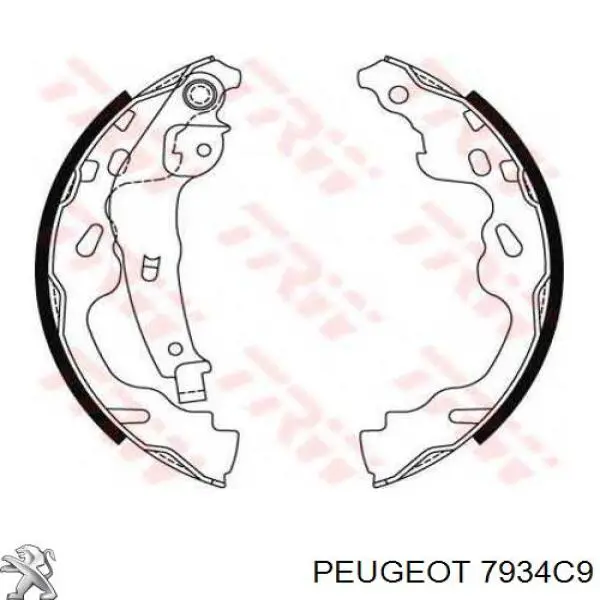 Купити 7934C9 Peugeot/Citroen Замок капота