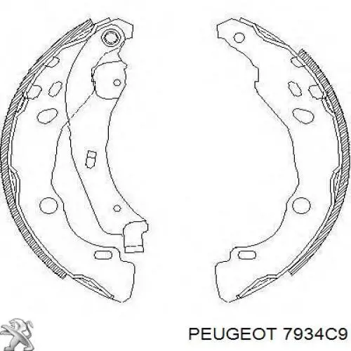 Замок капота Peugeot/Citroen 7934C9 ціна, від 63.34 USD
