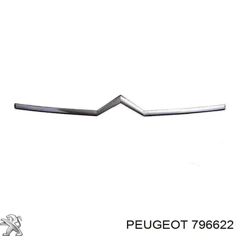 Накладка (рамка) решітки радіатора Peugeot/Citroen 796622 ціна, від 36.63 USD