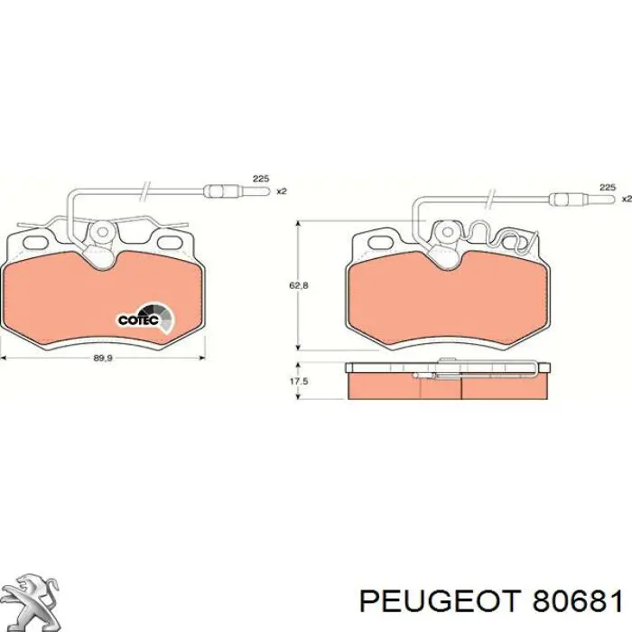 Купити 080681 Peugeot/Citroen 