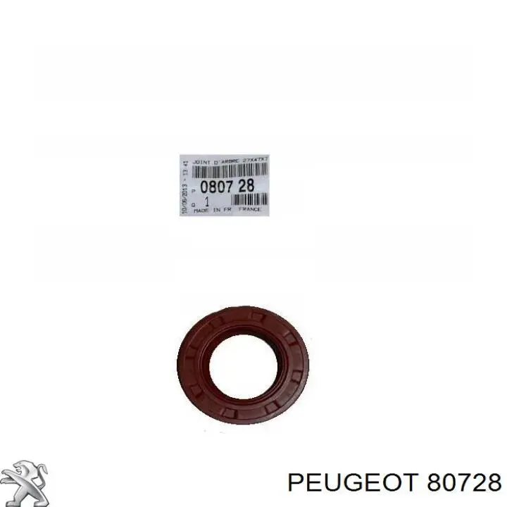 80728 Peugeot/Citroen сальник двигуна, распредвала