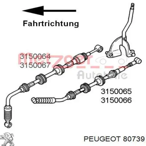 80739 Peugeot/Citroen Сальник распредвала двигуна, передній