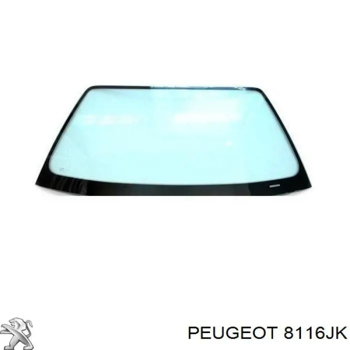 Купити 8116JK Peugeot/Citroen Вікно вітрове