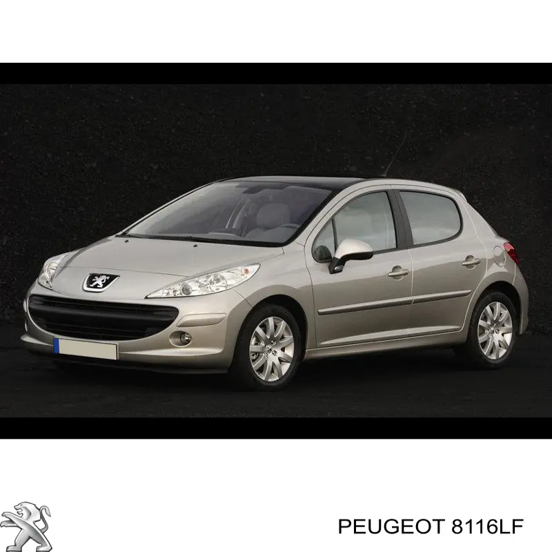 8116LF Peugeot/Citroen скло лобове