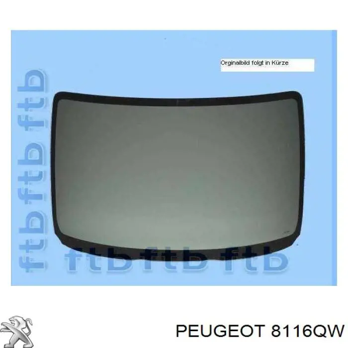Купити 1618394380 Peugeot/Citroen Вікно вітрове