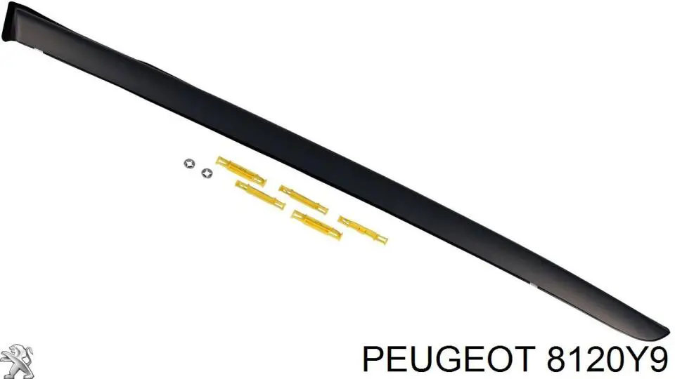 Купити 8120Y9 Peugeot/Citroen Молдинг вітрового скла лівий