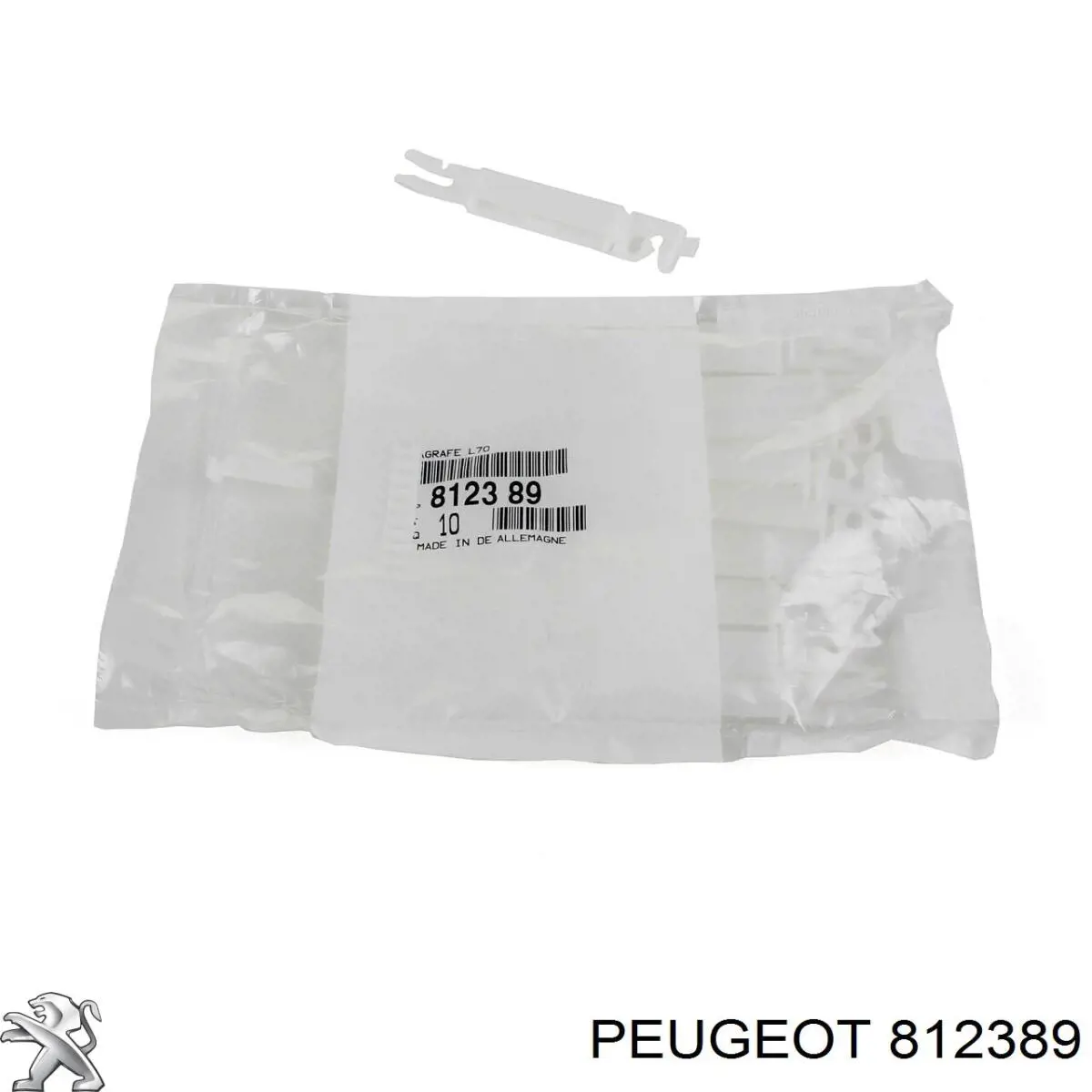 Пружинні затиски Peugeot/Citroen 812389 ціна, від 0.53 USD