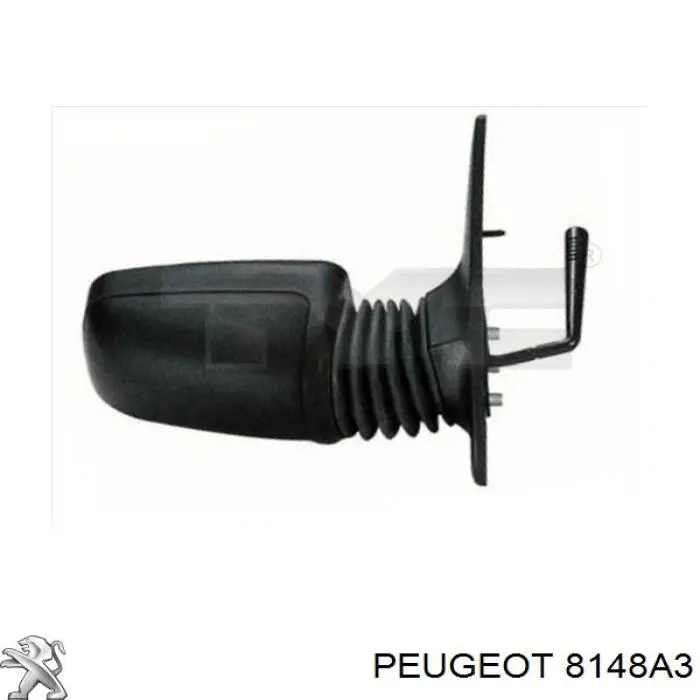 Праве бокове дзеркало Peugeot 205 II