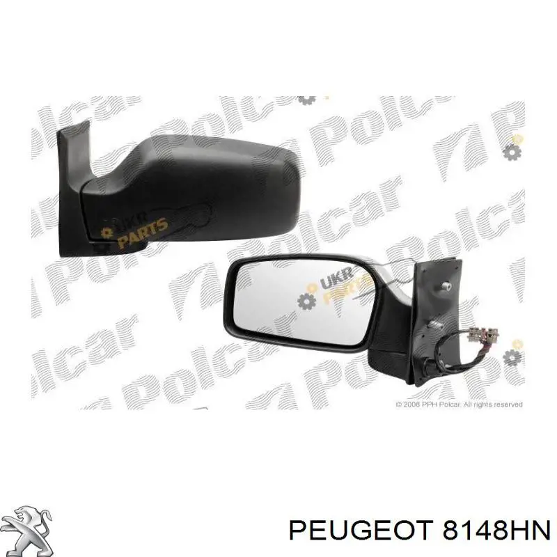 8148HN Peugeot/Citroen дзеркало заднього виду, ліве