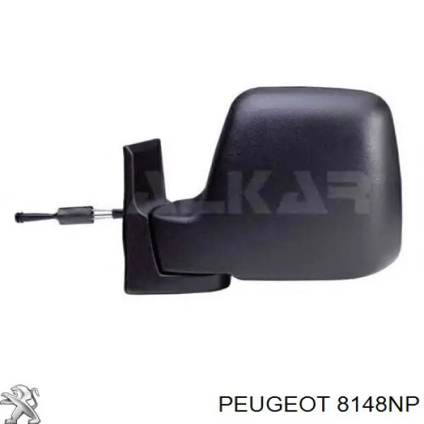 Ліве бічне дзеркало Peugeot/Citroen 8148NP ціна, від 29.54 USD