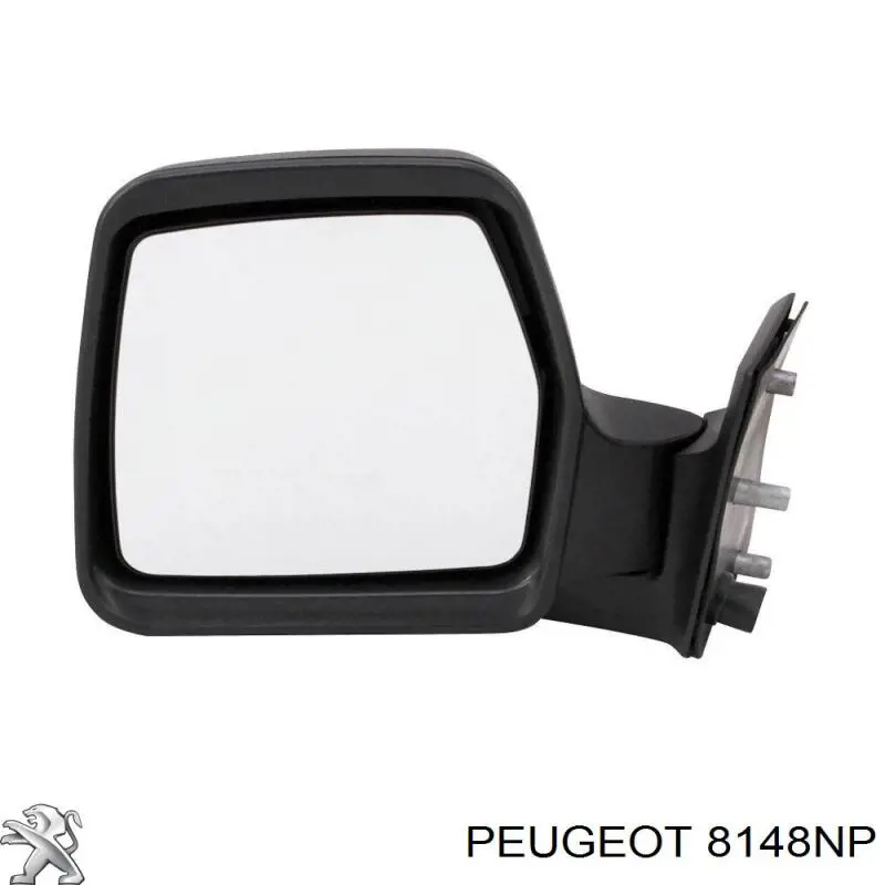 8148NP Peugeot/Citroen Дзеркало заднього виду, ліве