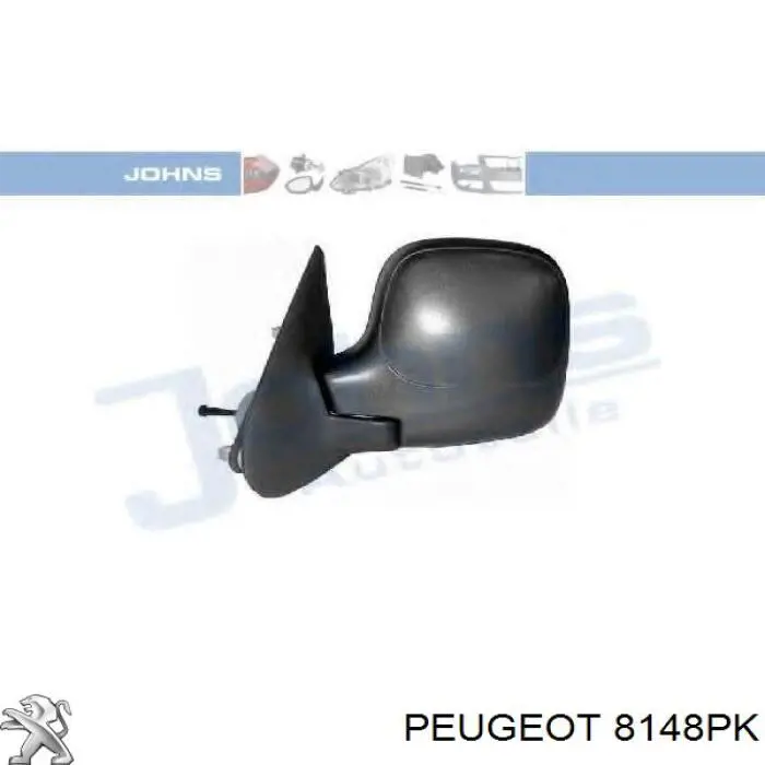 Купити 8148PK Peugeot/Citroen Бічне дзеркало заднього виду ліве