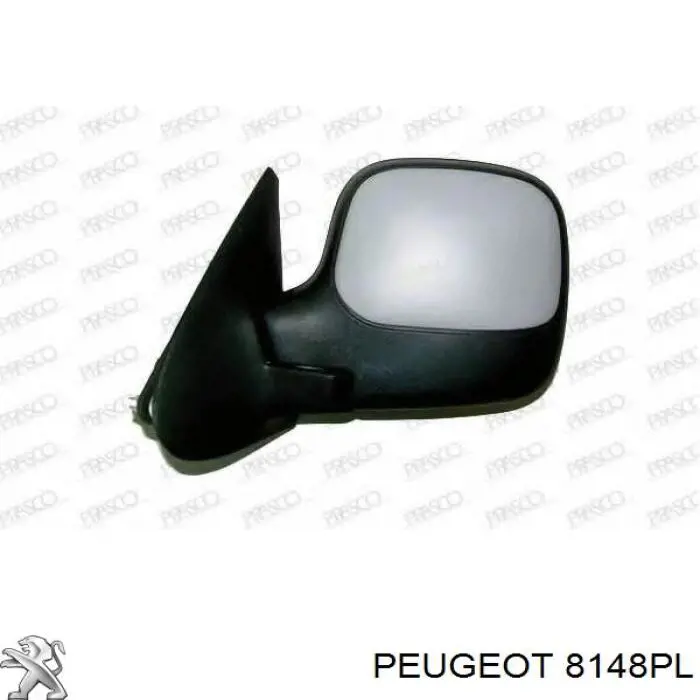 Купити 8148PL Peugeot/Citroen Бічне дзеркало заднього виду ліве