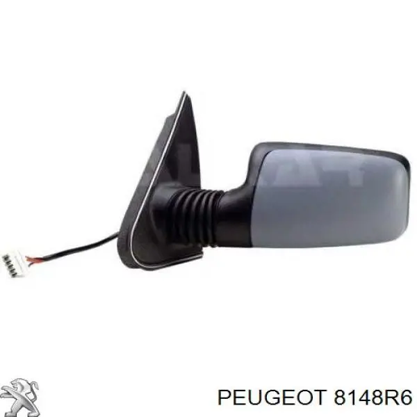 Купити 8148R6 Peugeot/Citroen Бічне дзеркало заднього виду ліве