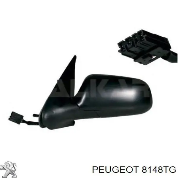 Купити 8148TG Peugeot/Citroen Бічне дзеркало заднього виду ліве