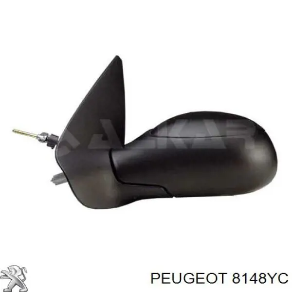 Купити 8148YC Peugeot/Citroen Бічне дзеркало заднього виду ліве