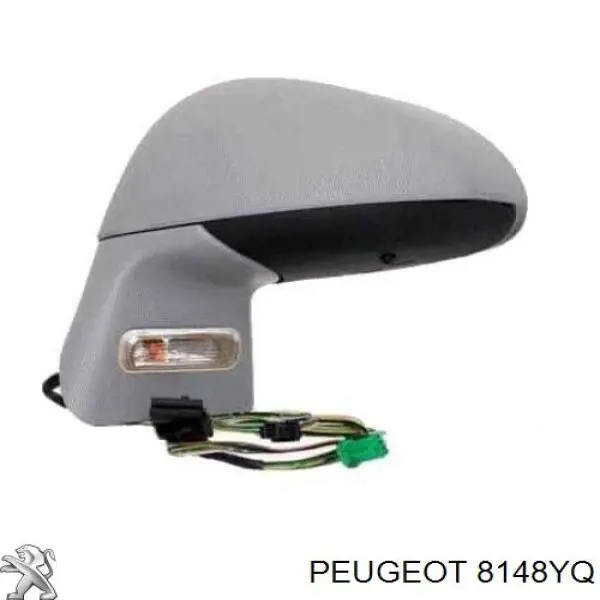 Ліве бокове дзеркало 8148YQ Peugeot/Citroen