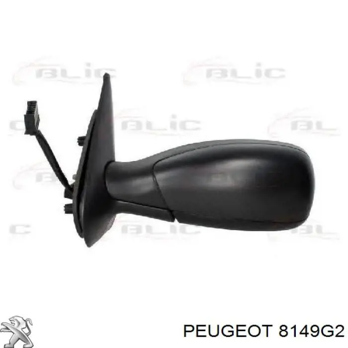Ліве бічне дзеркало Peugeot/Citroen 8149G2 ціна, від 47.66 USD