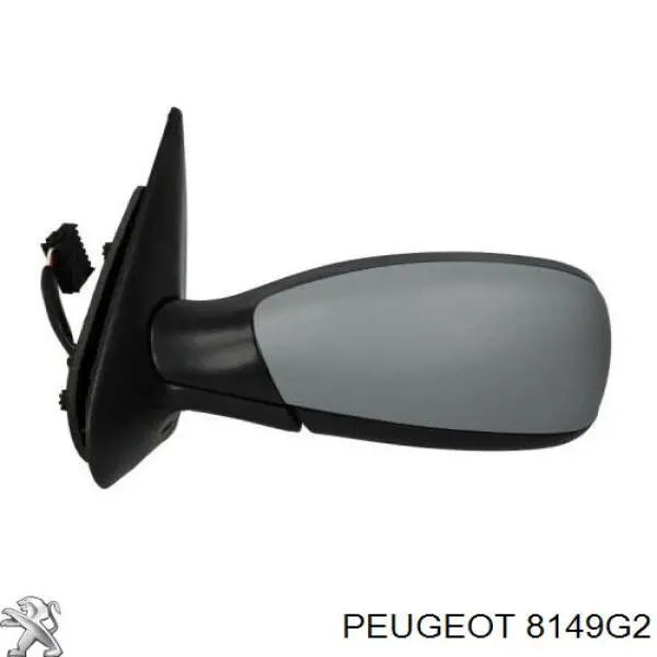Купити 8149G2 Peugeot/Citroen Бічне дзеркало заднього виду ліве