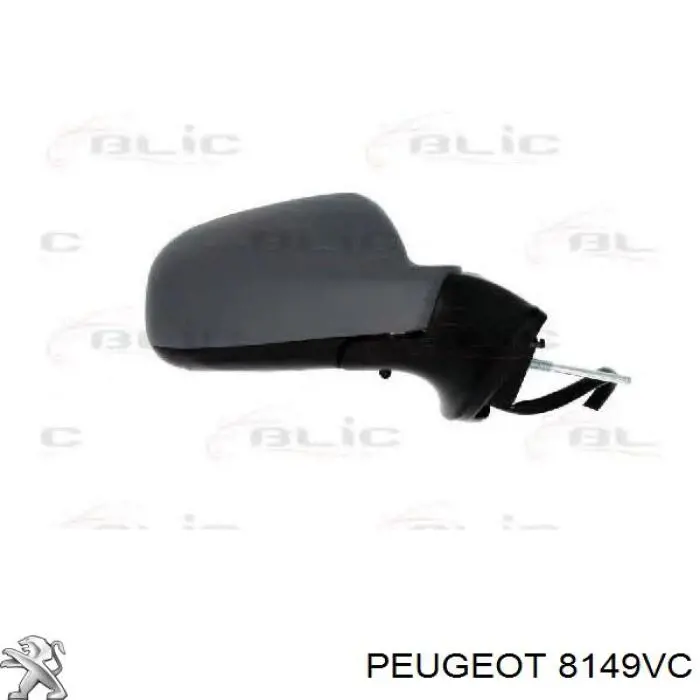 8149VC Peugeot/Citroen Праве дзеркало заднього виду