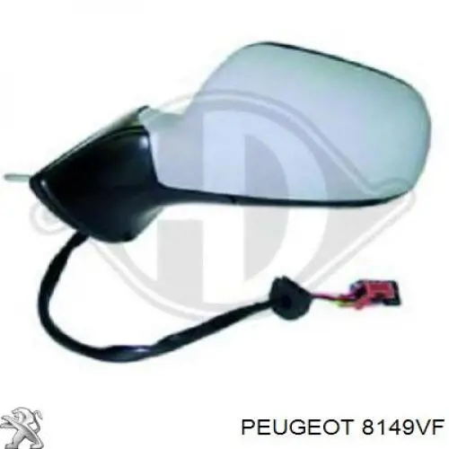 Ліве бічне дзеркало Peugeot/Citroen 8149VF ціна, від 41.92 USD