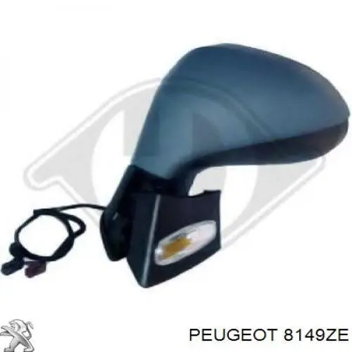 Ліве бічне дзеркало Peugeot/Citroen 8149ZE ціна, від 57.02 USD