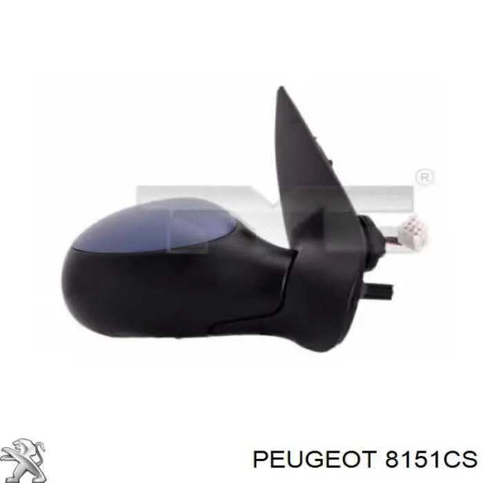Скло дзеркала заднього виду, лівого Peugeot/Citroen 8151CS ціна, від 8.87 USD