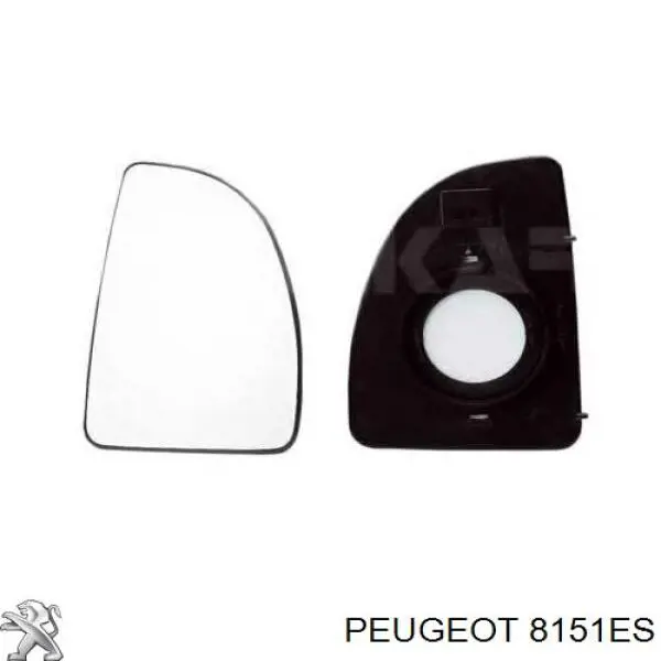 Купити 8151ES Peugeot/Citroen Скло дзеркала заднього виду, правого