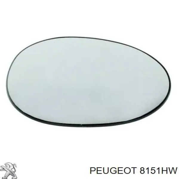 Купити 8151HW Peugeot/Citroen Скло дзеркала заднього виду, правого