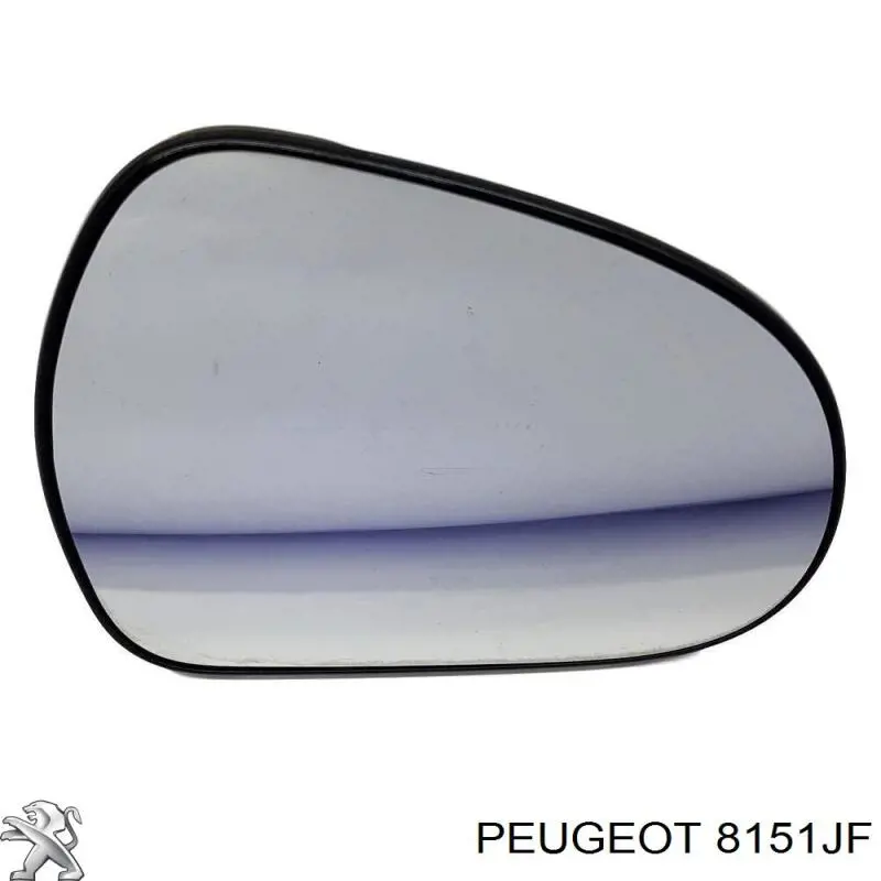 8151JF Peugeot/Citroen дзеркальний елемент дзеркала заднього виду, правого