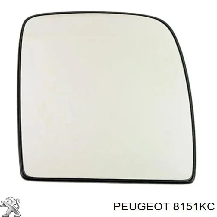 Дзеркальний елемент дзеркала заднього виду, правого 8151KC Peugeot/Citroen