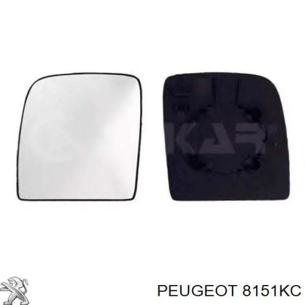 Купити 8151KC Peugeot/Citroen Скло дзеркала заднього виду, правого