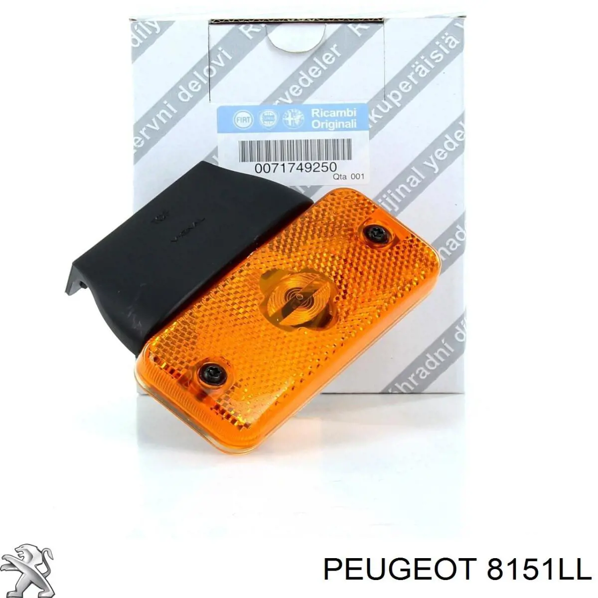 Купити 8151LL Peugeot/Citroen Дзеркальний елемент дзеркала заднього виду, лівого