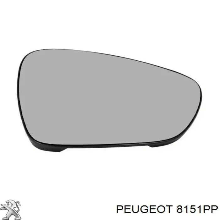 Купити 8151PP Peugeot/Citroen Скло дзеркала заднього виду, правого