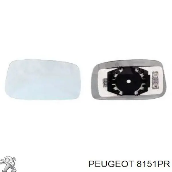 Купити 8151PR Peugeot/Citroen Скло дзеркала заднього виду, правого
