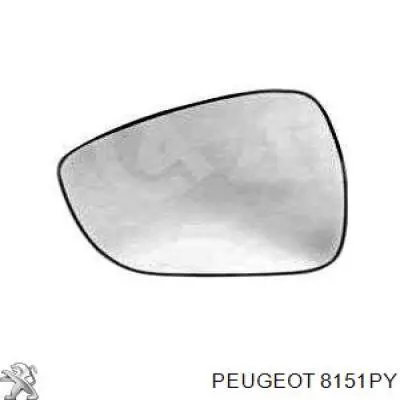 Купити 8151PY Peugeot/Citroen Дзеркальний елемент дзеркала заднього виду, лівого
