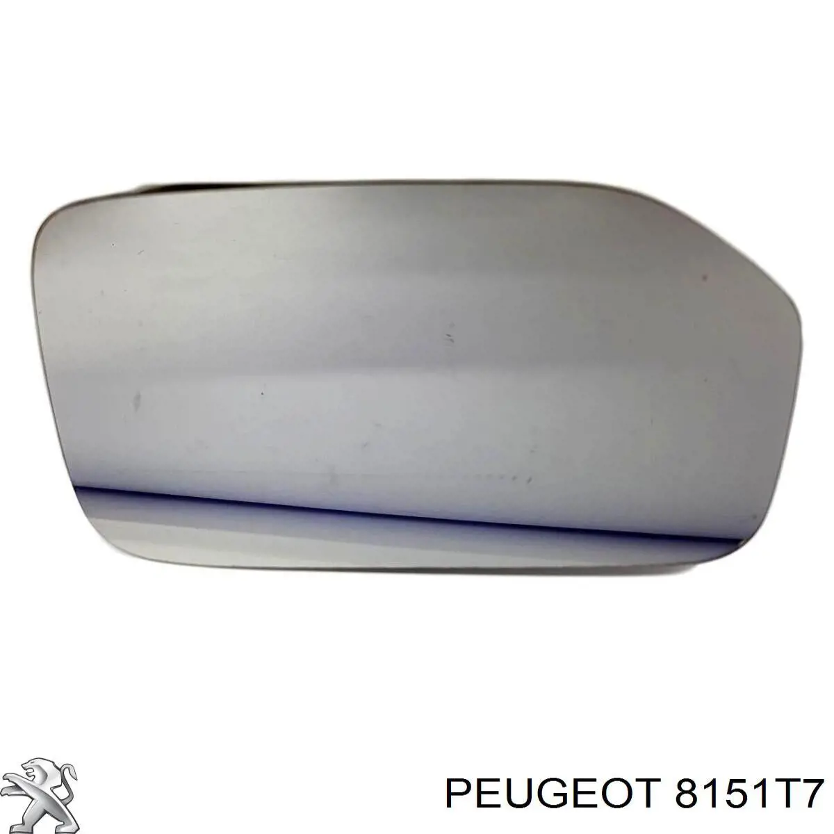 Дзеркальний елемент дзеркала заднього виду, лівого 00008151T7 Peugeot/Citroen