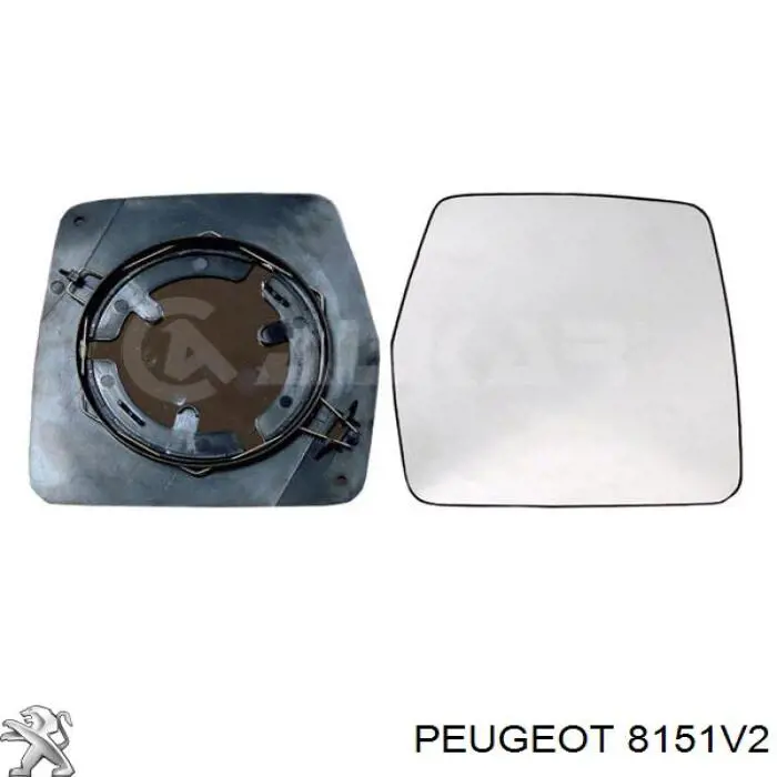 8151V2 Peugeot/Citroen Дзеркальний елемент правий