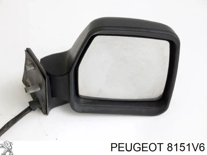 Дзеркальний елемент правого дзеркала заднього виду Peugeot/Citroen 8151V6 ціна, від 8.18 USD