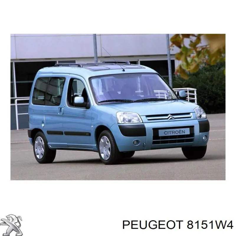 Дзеркальний елемент правого дзеркала заднього виду Peugeot/Citroen 8151W4 ціна, від 8.92 USD